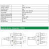 MC4 Cabang 3 (3-IN to 1-OUT) 3T T-Type 1000V Max 50A Solar Panel Surya